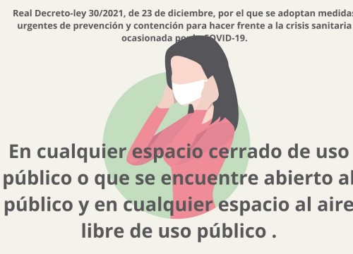 Real Decreto Mascarillas obligatorias