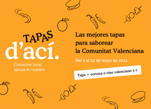 INSCRIPCIÓN TAPAS D'ACÍ 2022 - Del 5 al 22 de Mayo nueva fecha e importe