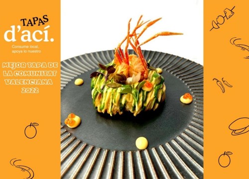 DONUT DE GAMBA ROJA DE DENIA Y BLEDA, CONSIGUE EL PREMIO A LA MEJOR TAPA DE LA COMUNITAT VALENCIANA 2022