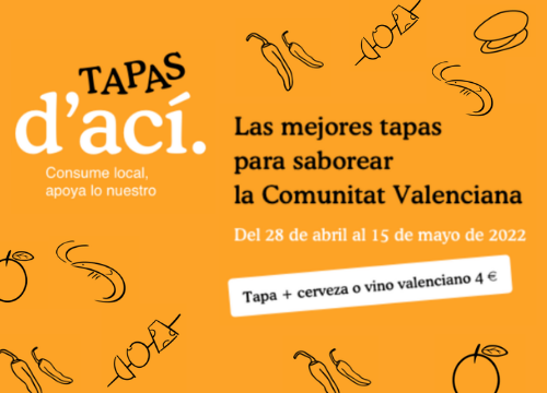 CONVOCATORIA TAPAS D'ACÍ 2022- Concurso mejor Tapa C.Valenciana
