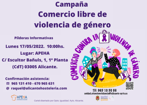 Sesión Formativa de la Campaña Comercio libre de violencia de género
