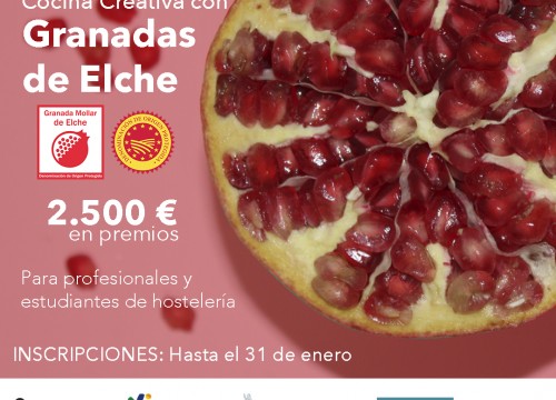 La Denominación de Origen busca el mejor plato de Cocina Creativa con Granadas de Elche