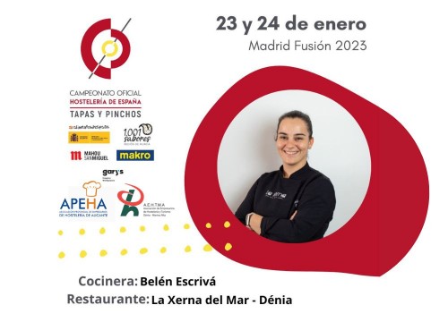 La Xerna del Mar de Dénia, Casa Toni de Paterna y La Carrasca de Culla representarán a la Comunidad Valenciana en el I ‘Campeonato oficial Hostelería deEspaña - Tapas y Pinchos’