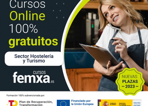 NUEVAS PLAZAS EN FORMACIÓN ONLINE Y GRATUITA PARA PROFESIONALES DE HOSTELERÍA