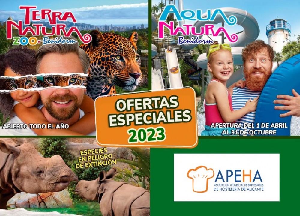Terra Natura / Aqua Natura Benidorm - ventajas especiales 2023