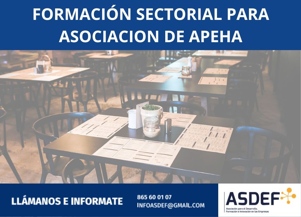 Formación Sectorial para Asociados de APEHA