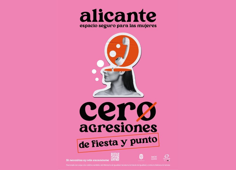 Ayto. Alicante: Campaña Cero agresiones. De fiesta y punto