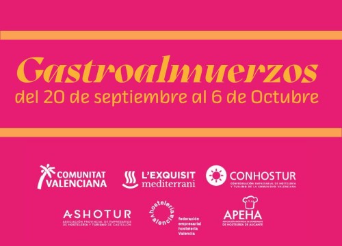 Se amplia el plazo hasta el 5 de septiembre para participar en GASTROALMUERZOS