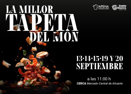 PRESENTAMOS LA CAMPAÑA ‘LA MILLOR TAPETA DEL MON’ EN EL CERCA DEL MERCADO DE ALICANTE