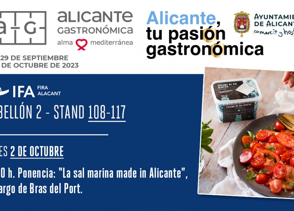La sal marina made in Alicante vuelve aAlicante Gastronómica