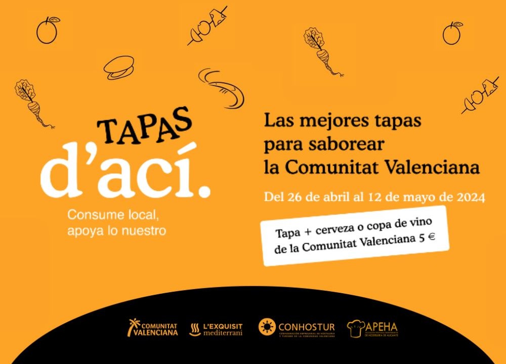 INSCRIPCION TAPAS D'ACÍ - DEL 26 DE ABRIL AL 12 DE MAYO 2024