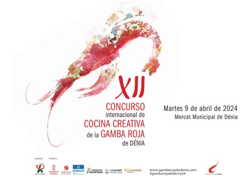 AEHTMA: XII CONCURSO INTERNACIONAL DE COCINA CREATIVA DE LA GAMBA ROJA DE DÉNIA -Inscripción del 11 de febrero hasta el 11 de marzo de 2024