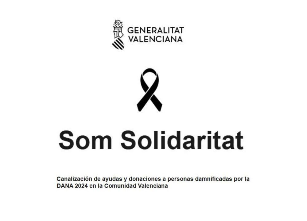 La Generalitat Valenciana ha activado una web exclusiva para canalizar la ayuda