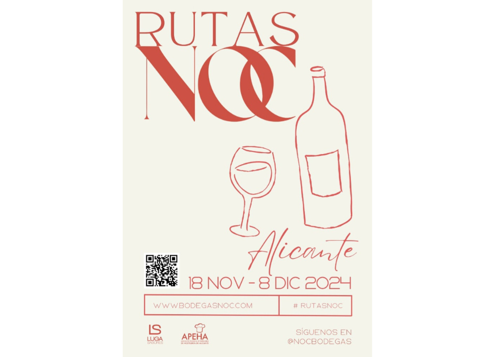 RUTAS NOC ALICANTE DEL 18 DE NOVIEMBRE AL 8 DE DICIEMBRE 2024