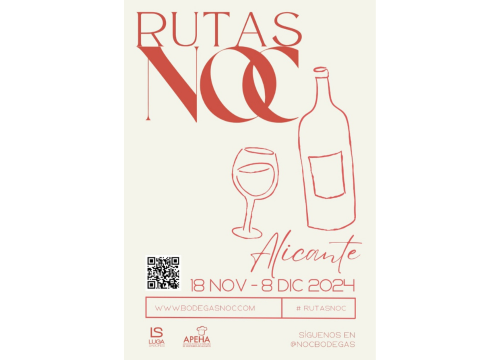 RUTAS NOC ALICANTE DEL 18 DE NOVIEMBRE AL 8 DE DICIEMBRE 2024