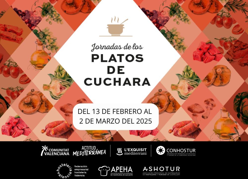 VUELVEN LAS ‘JORNADAS DE PLATOS DE CUCHARA’ PARA PONER EN VALOR LAS RECETAS Y PRODUCTOS TRADICIONALES DE LA COMUNIDAD VALENCIANA
