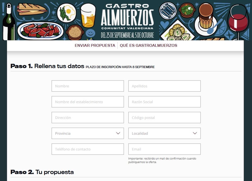 Convocatoria Gastroalmuerzos 2025