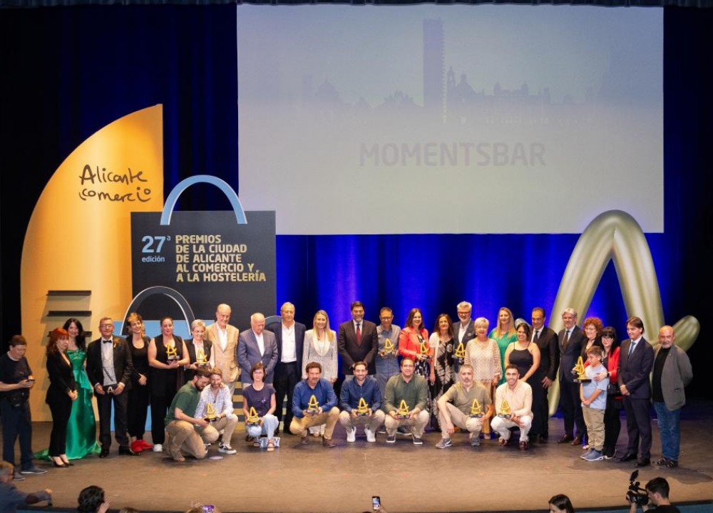 Alicante distingue en la 27ª Gala de los Premios del Comercio y la Hostelería 18 empresas