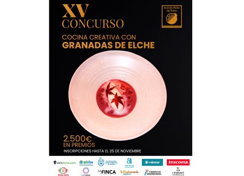 Convocatoria de la XV edición del Concurso de Cocina Creativa con Granadas de Elche.