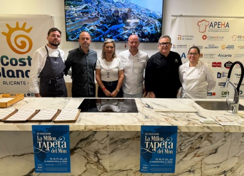 SEGUNDO DIA DE LA III EDICION ‘LA MILLOR TAPETA DEL MON’ CON EL RESTAURANTE ALFONSO MIRA DE ASPE,RAÚL ASENCIO
